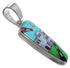 Sterling Silver Multicolor Native American Design Pendant HS41129
